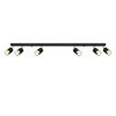 NERO 6 ceiling light black/gold