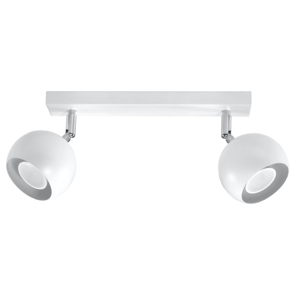 Lampada da soffitto OCULARE 2 bianco