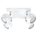 Lampada da soffitto OCULARE 4 bianco