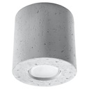 ORBIS ceiling light in concrete