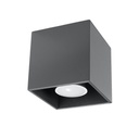 Lampada da soffitto QUAD 1 antracite