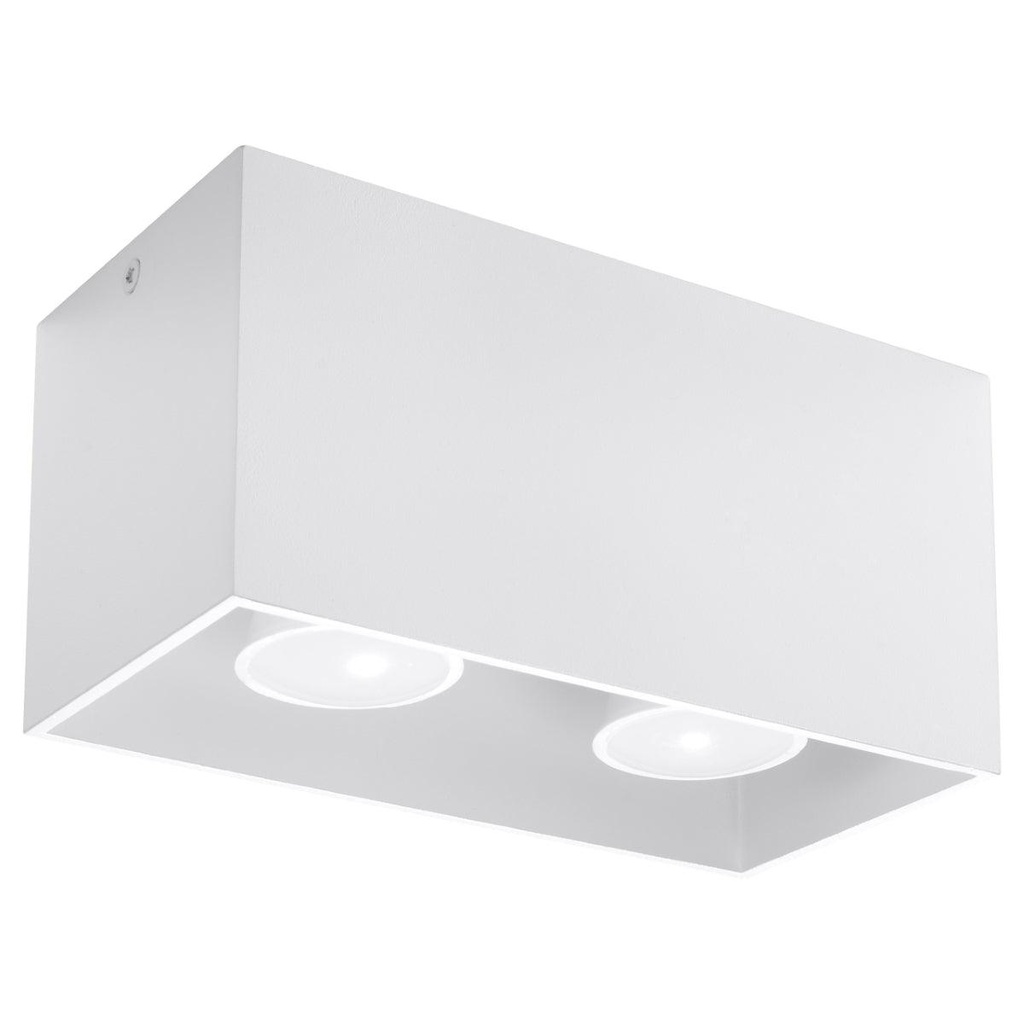 Lampada da soffitto QUAD bianco