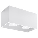 Lampada da soffitto QUAD bianco