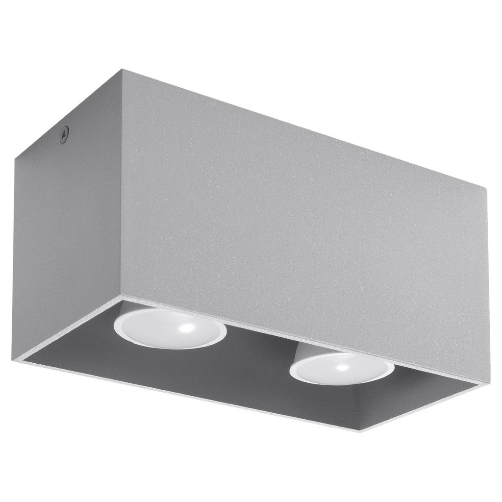 QUAD ceiling light grey