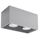 Lampada da soffitto QUAD grigio