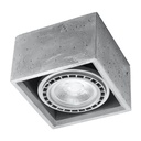 Lampada da soffitto QUATRO 1 in cemento