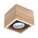 QUATRO 1 ceiling light in natural wood