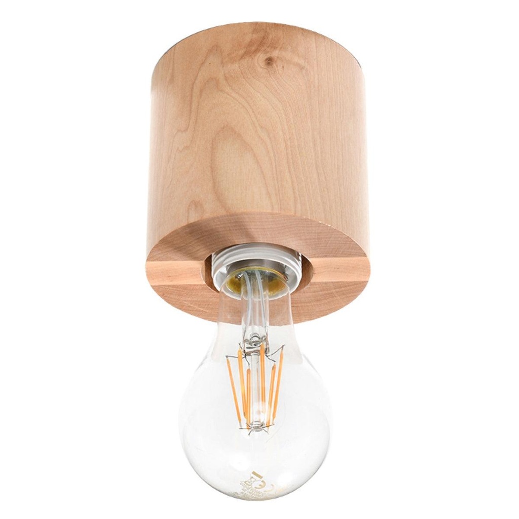 SALGADO ceiling light in natural wood