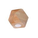 WOODY 1 Lampada da soffitto in legno naturale