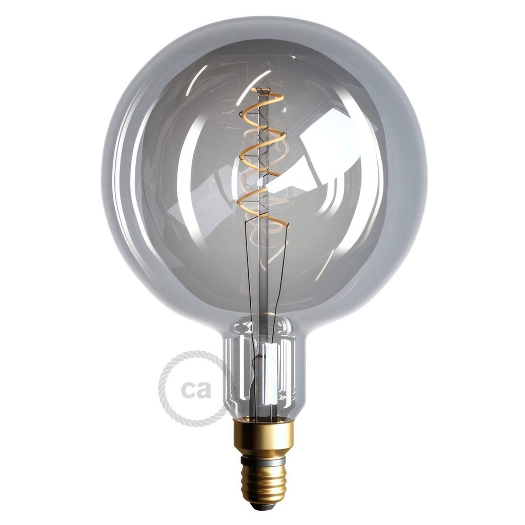 [8055681814530] Smoky XXL LED bulb Globo G200 Curved Filament Spiral 5W 80Lm