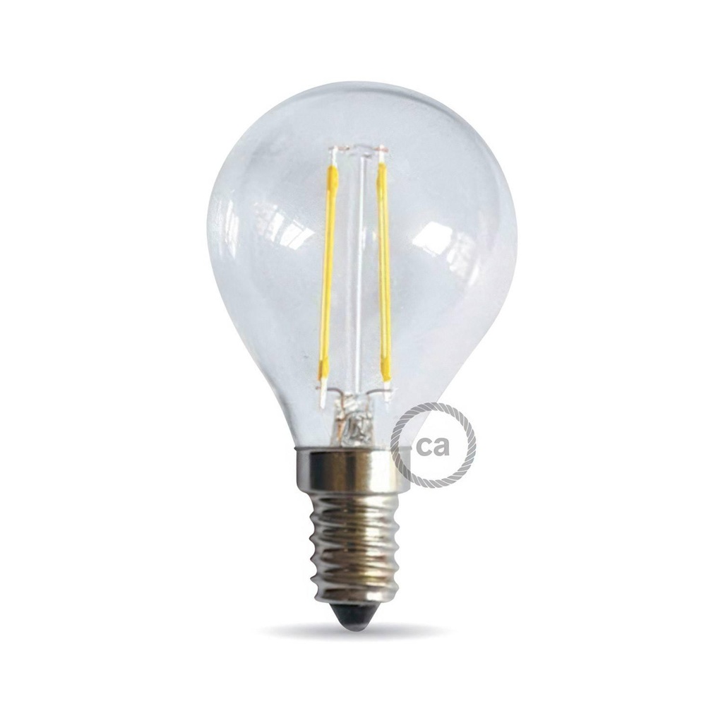 LED Bulb Transparent Globe 4,5W 440Lm E14 2700K