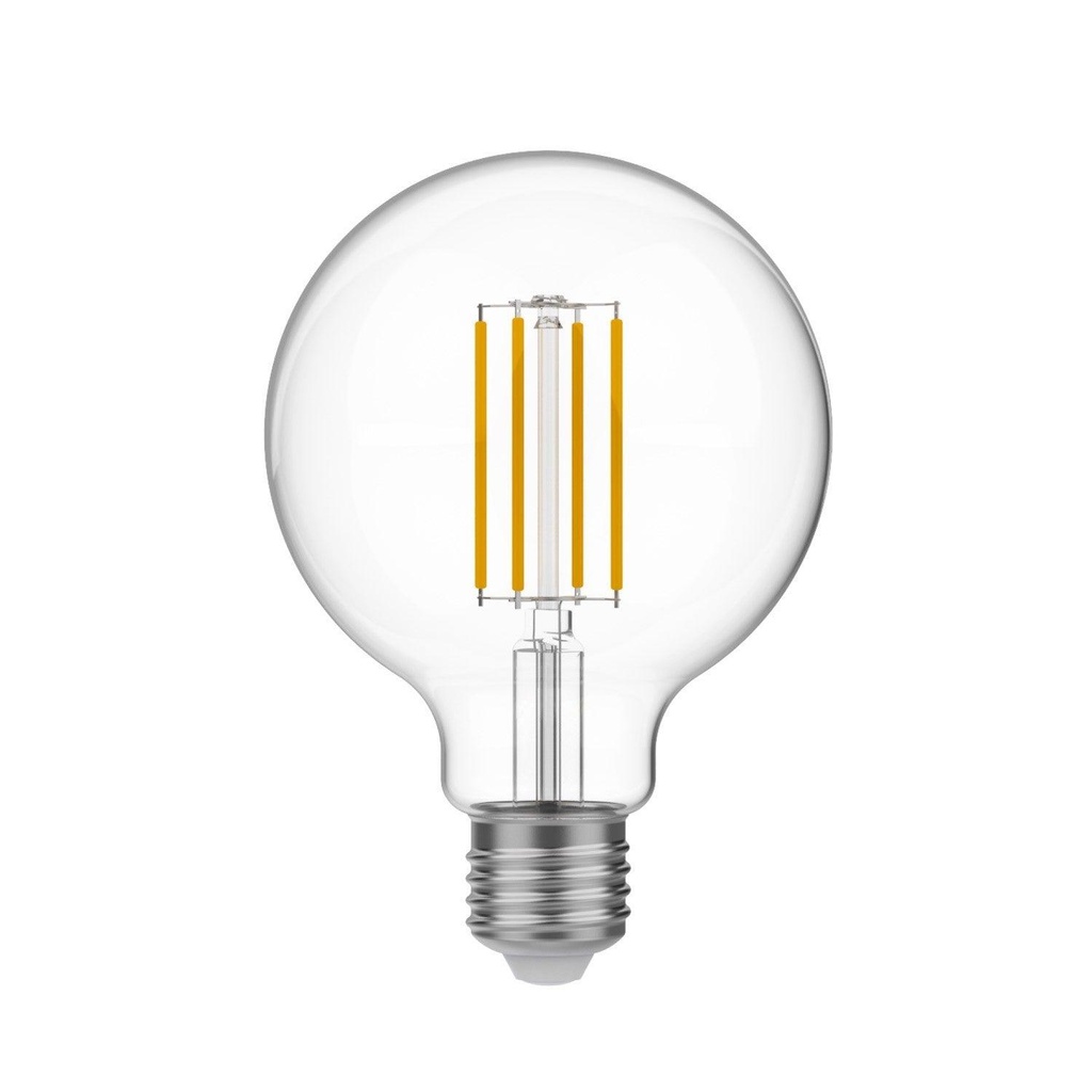 Lampadina LED Trasparente Globo G95 7W 806Lm E27 2700K Dimmerabile -