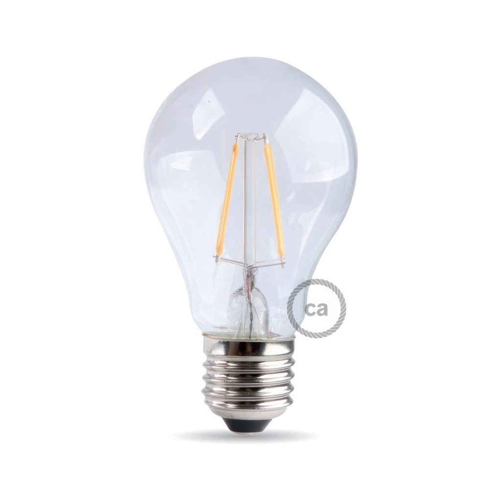 LED Bulb Transparent Drop 8W 1050Lm E27 2700K