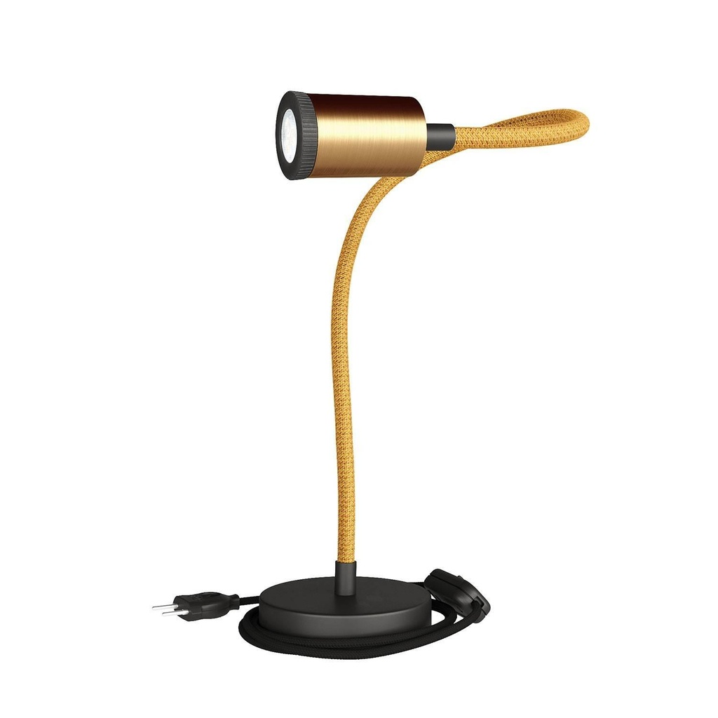 Table Flex GU1d0 jointed table lamp with mini LED spotlight and