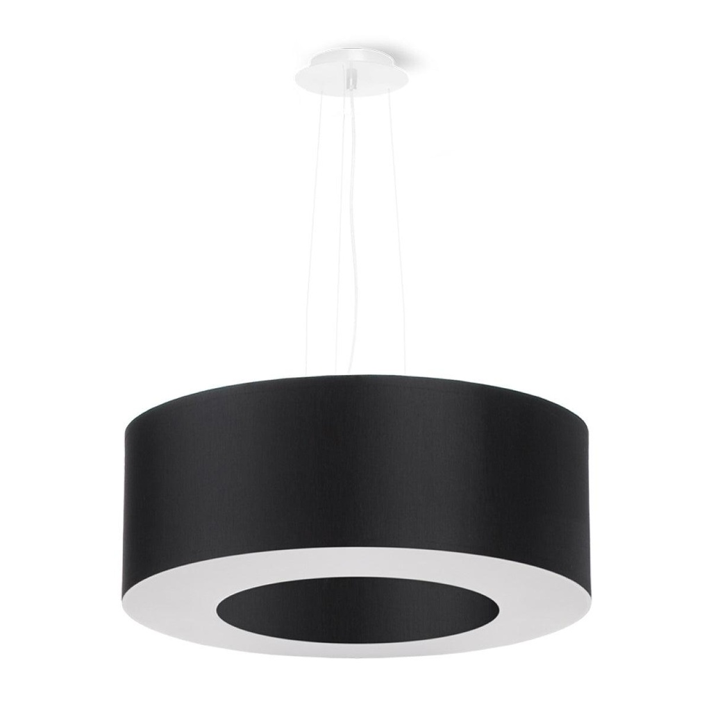 Lampadario SATURNO 50 nero