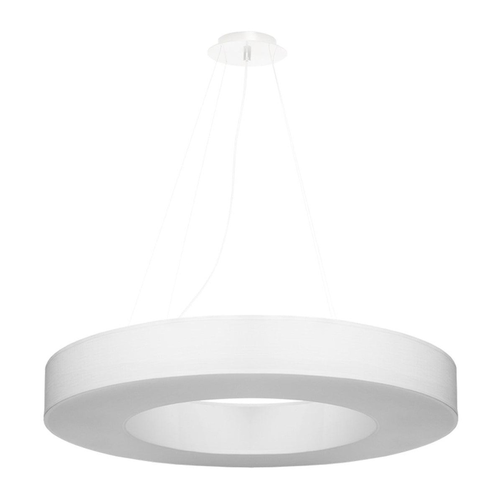 SATURNO SLIM 70 White Chandelier