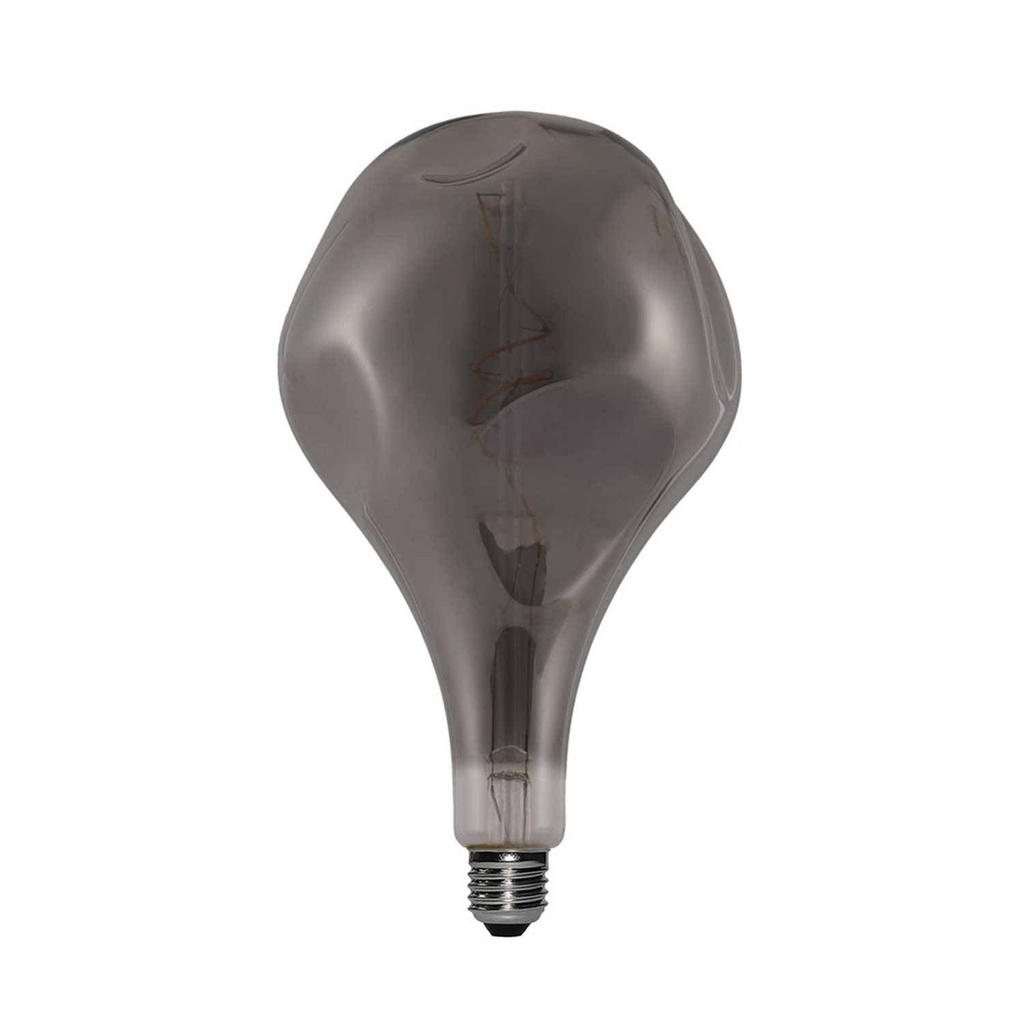 Lampadina LED Smoky Bumped XXL Pera A165 filamento curvo a Spirale