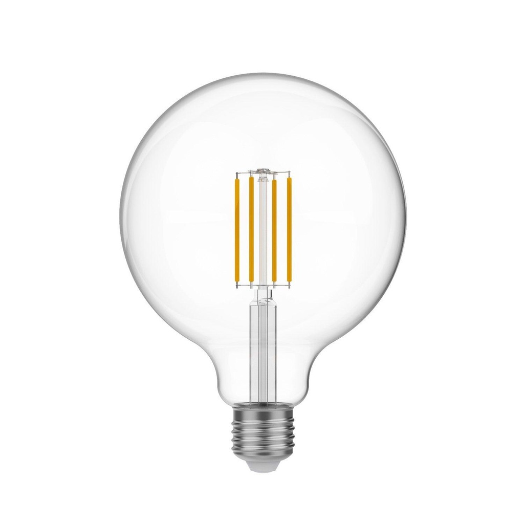 Lampadina LED Trasparente Globo G125 7W 806Lm E27 2700K Dimmerabile