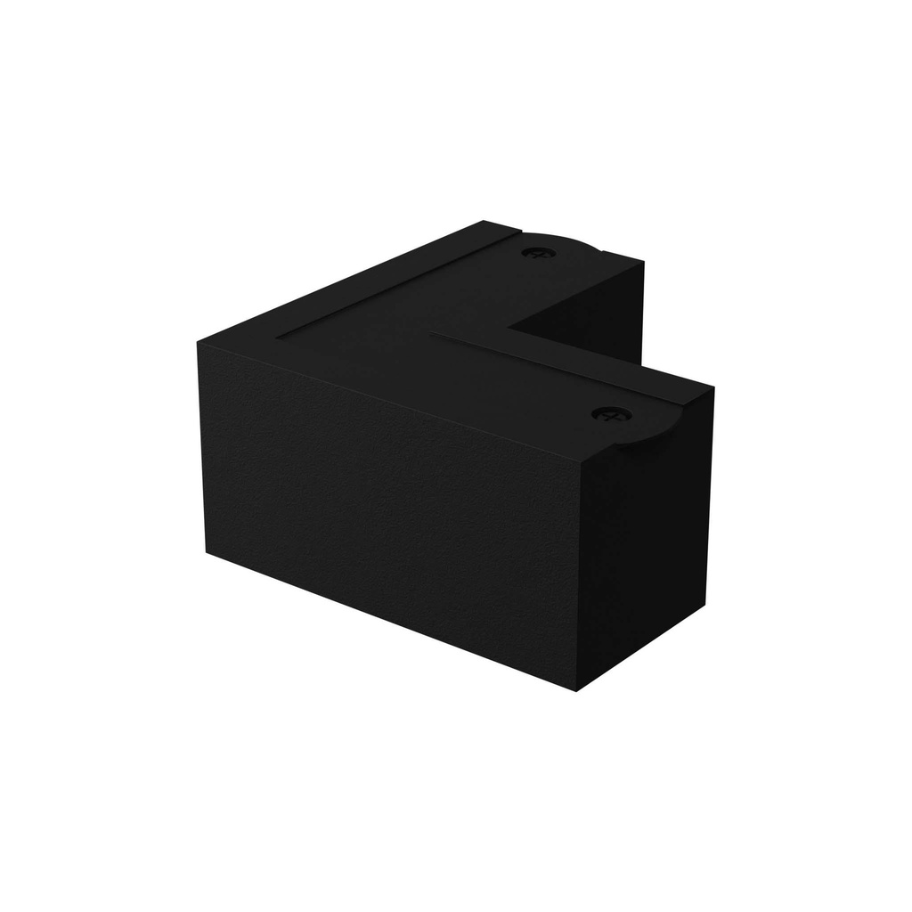 Right angle connector black