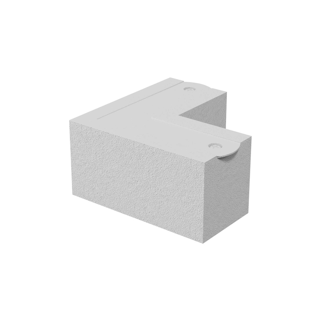 Interruttore ad angolo retto bianco