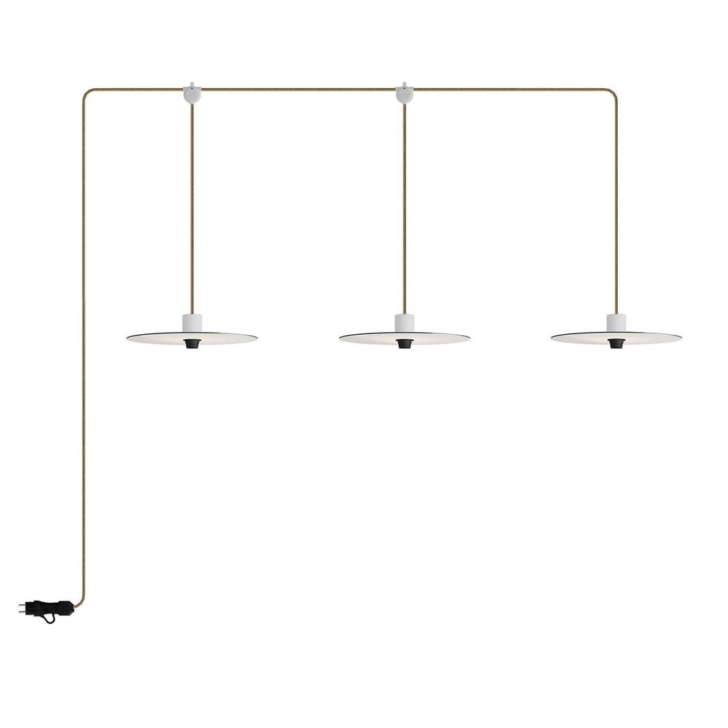 E-Snake EIVA IP65 portable 3-light outdoor lamp with shades