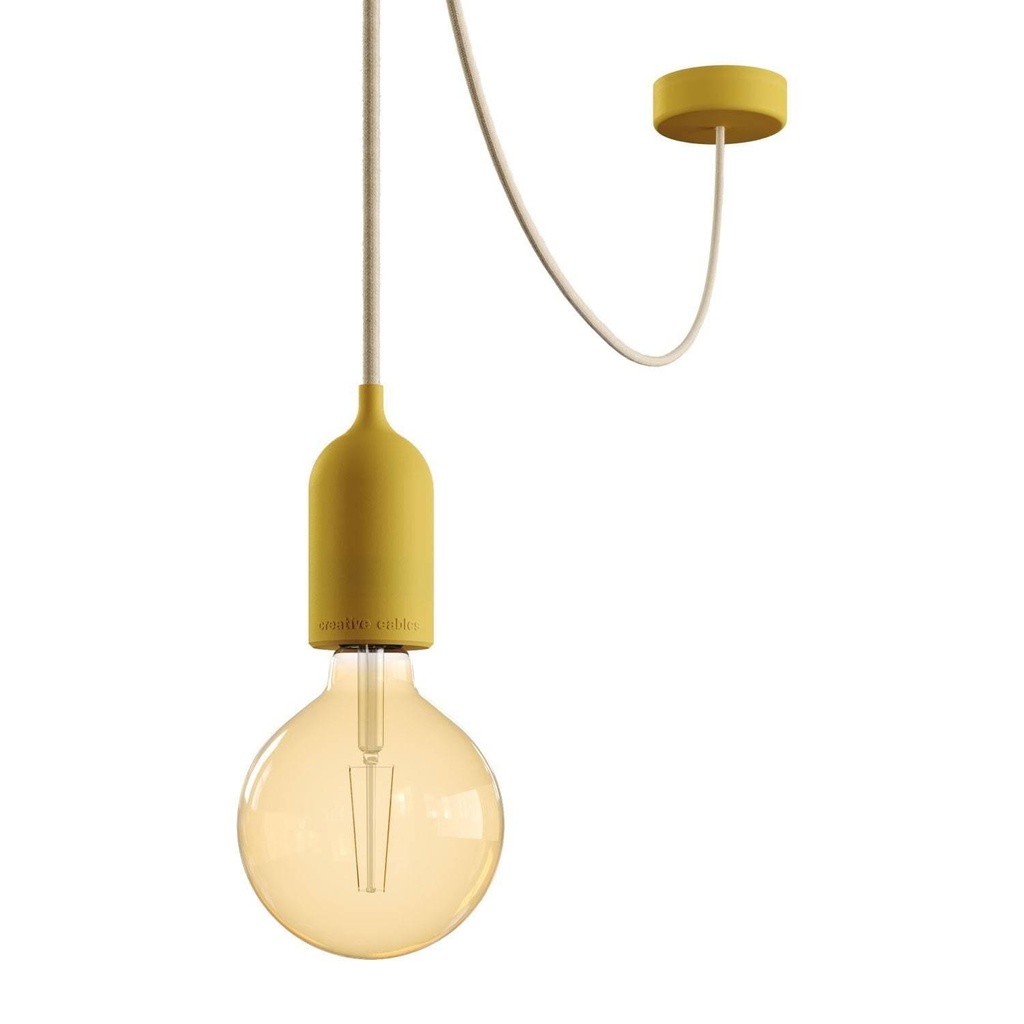 EIVA PASTEL Outdoor pendant lamp with 5 m textile cable,