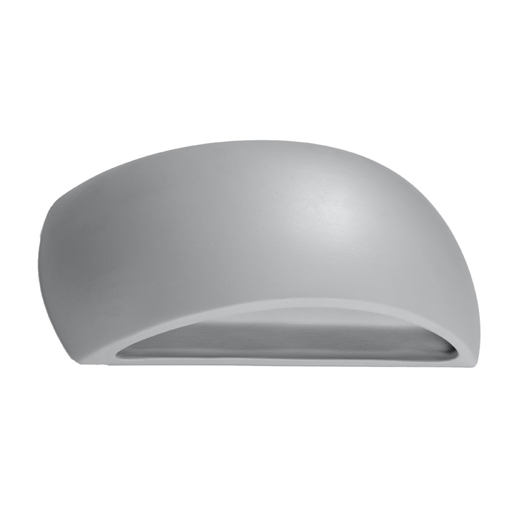 Lampada da parete in ceramica PONTIUS grigio