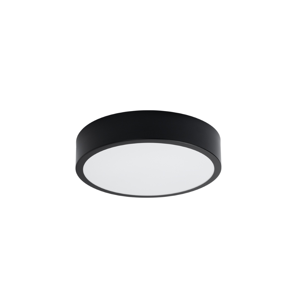Lampada da soffitto ONYX 30 LED neri 3000K