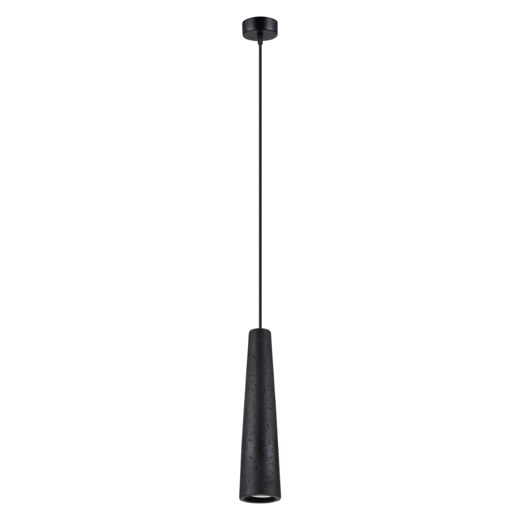 Lampada a sospensione ELECTRA cemento nero