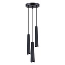 Pendant lamp PRYSM 3P black