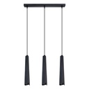 Pendant lamp PRYSM 3L black