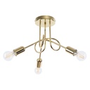 Lampadario LOOP 3 oro lucido