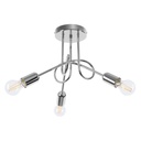 Lampadario LOOP 3 cromo