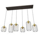 Lampada a sospensione Vander 6 Bl Gold