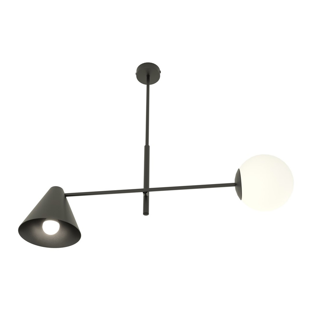 Lampadario Hermes 2 Black