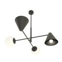 Lampadario Hermes 4 Black