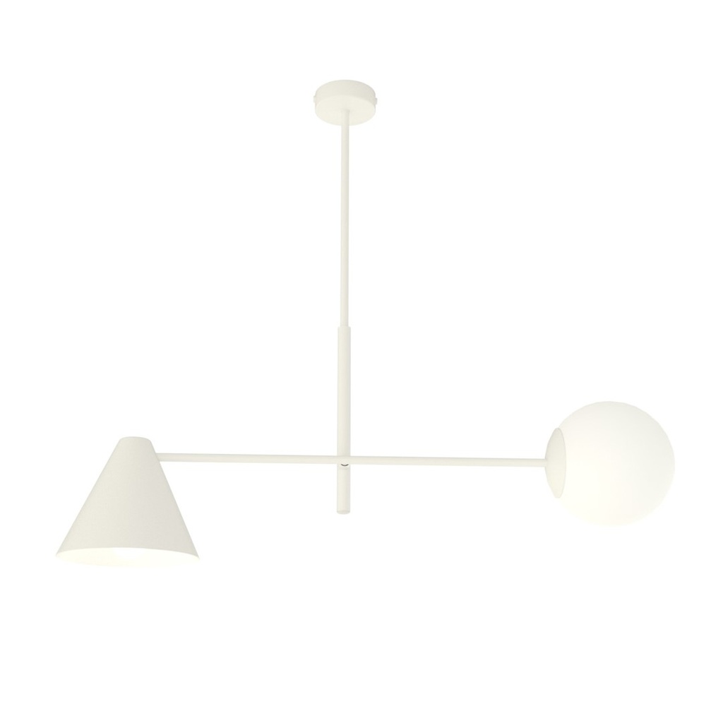 Lampadario Hermes 2 White