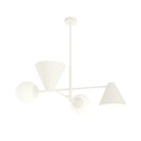 Hermes 4 White chandelier