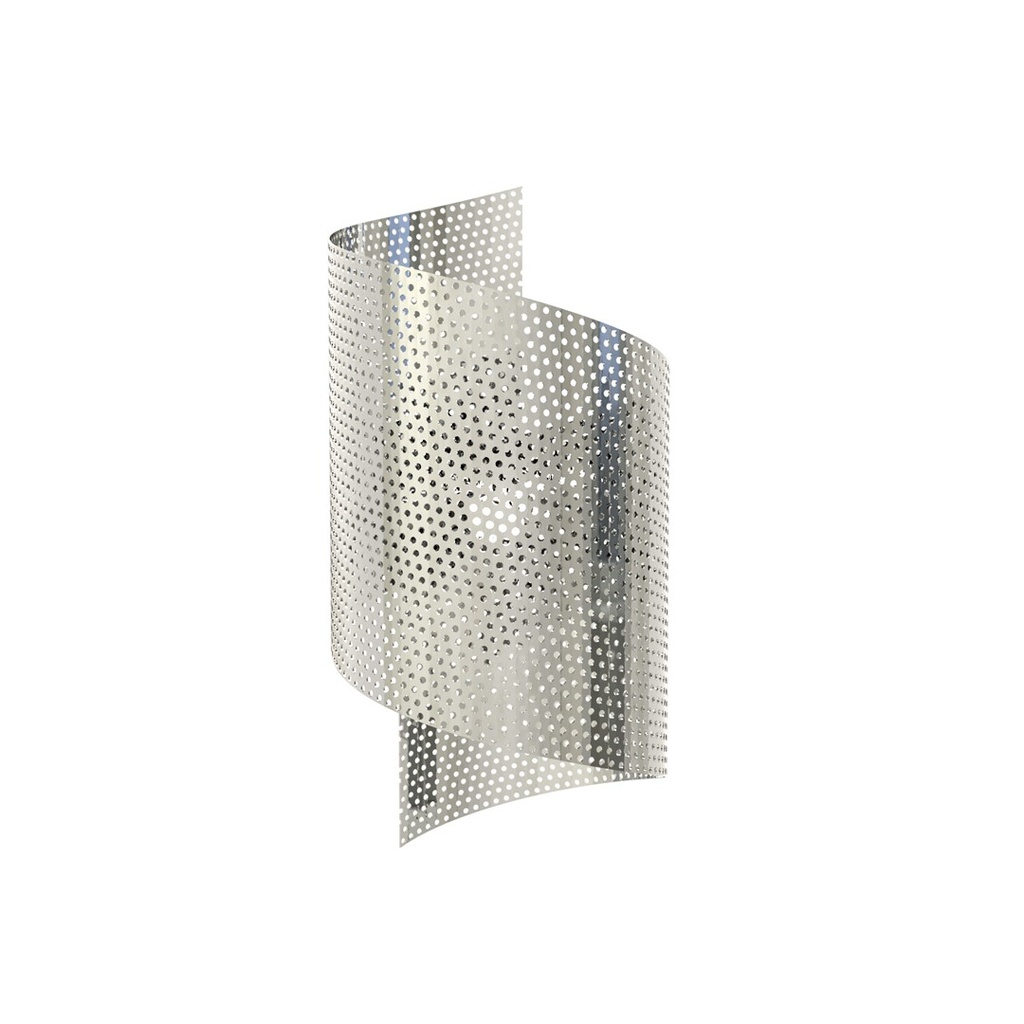 Lampada da parete Spiral Chrome