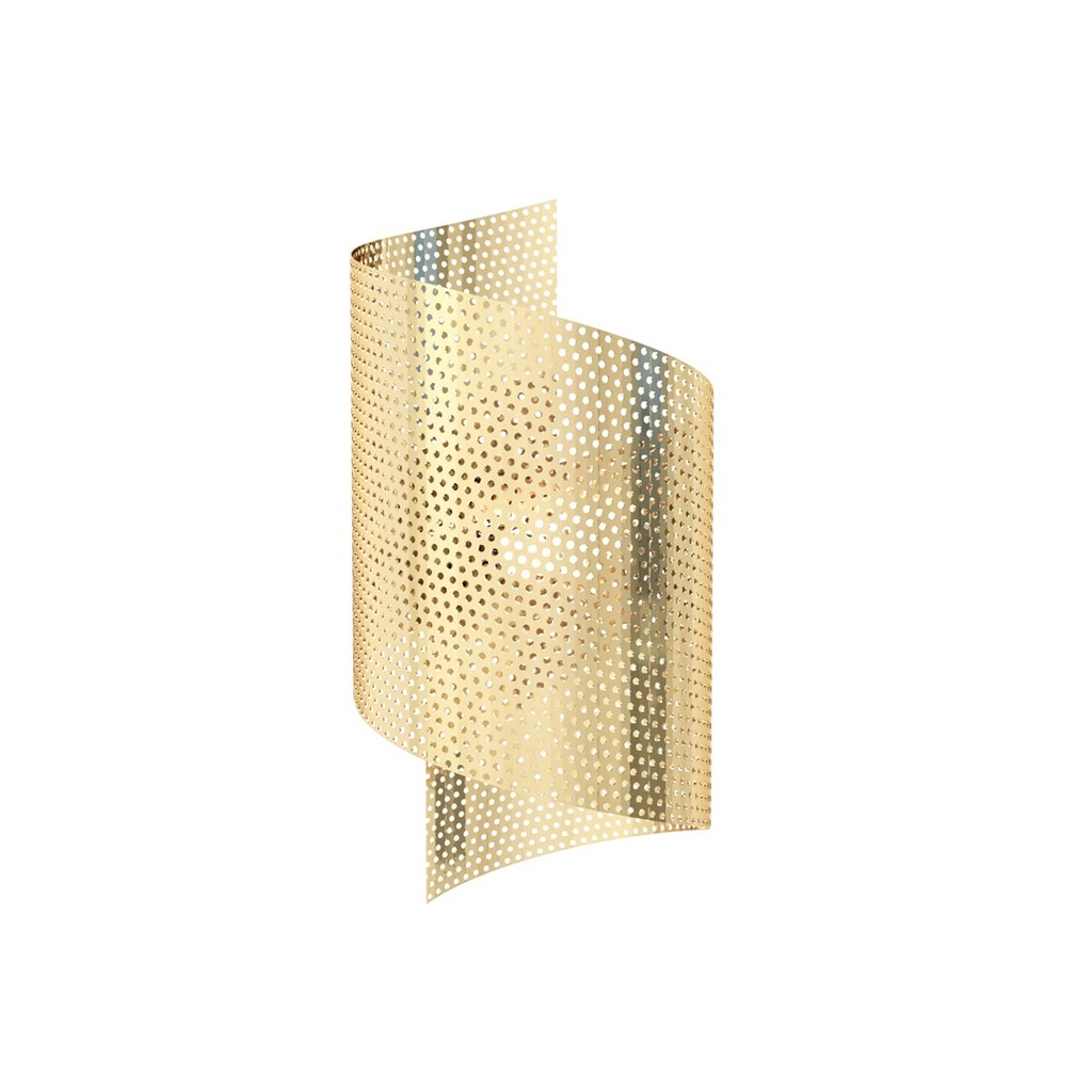 Lampada da parete Spiral Gold