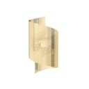 Spiral Gold wall lamp