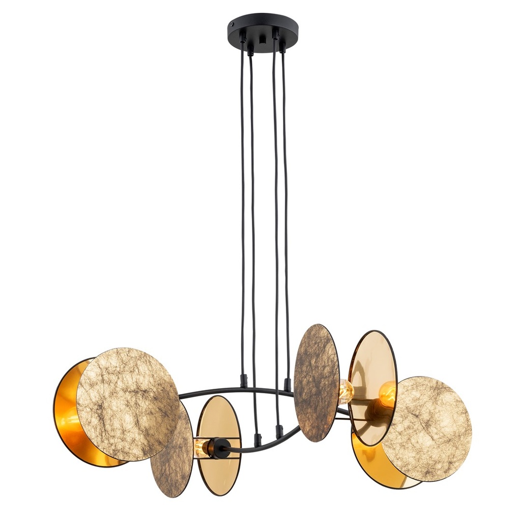 Motif 4 Gold pendant lamp