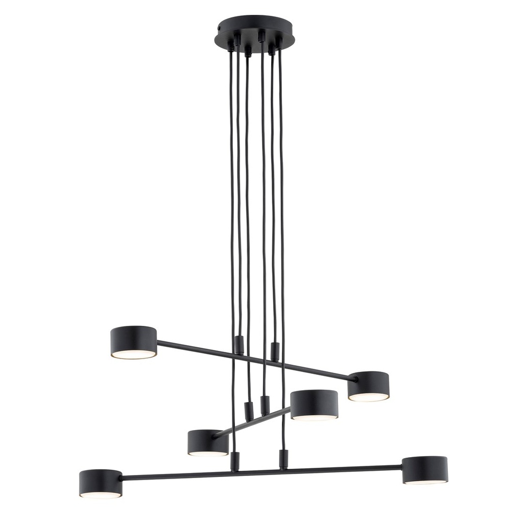 Lampada a sospensione Modus 6 Black