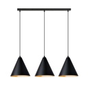 Rebel 3 Black/Gold pendant lamp