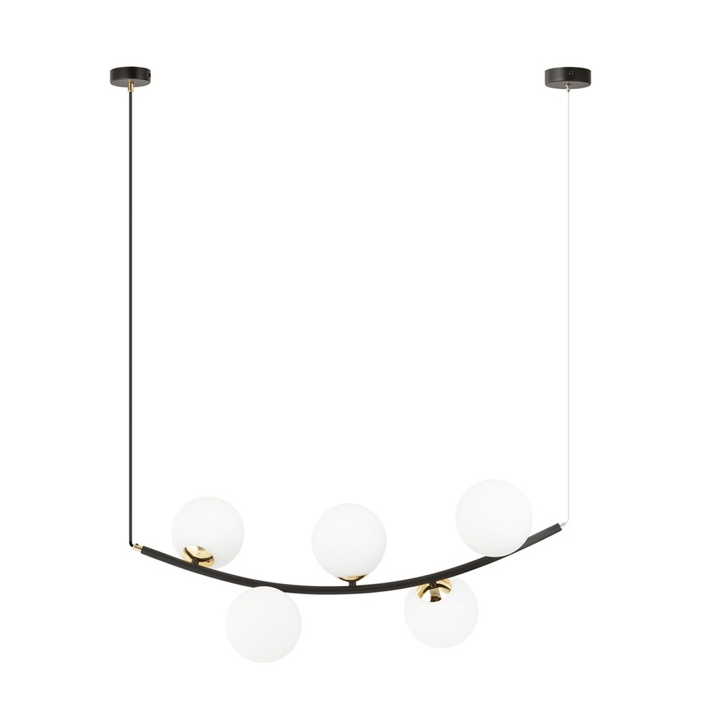 Ritz 5 Bl Opal pendant lamp