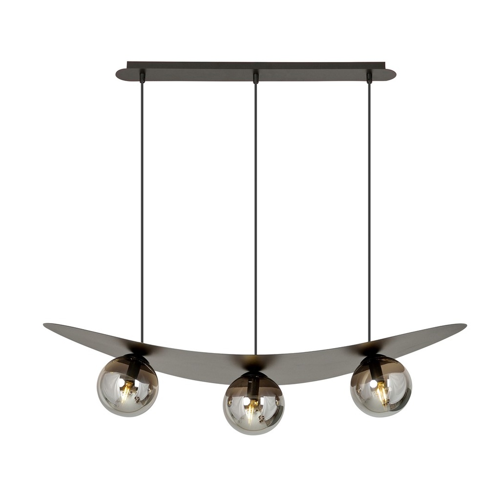 Lampada a sospensione Aura 3 Bl Grafit