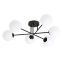 Lampada da soffitto Roma 6 Bl Opal