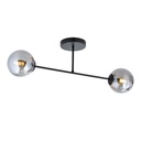 Lampada da soffitto Roma 2 Bl Grafit
