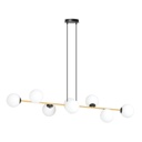 Lampada a sospensione Gravity 8 Bl Opal