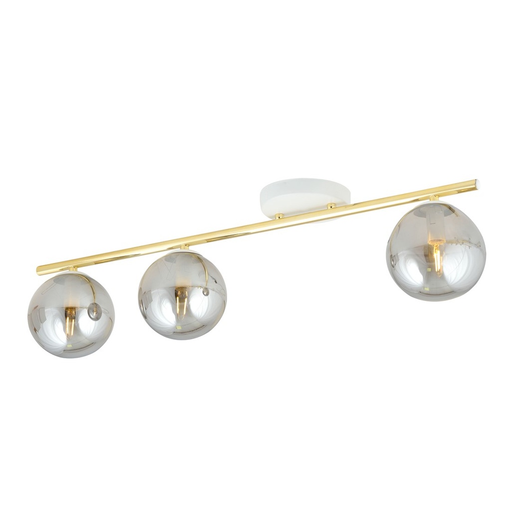 Monza 3 Wh Grafit ceiling lamp